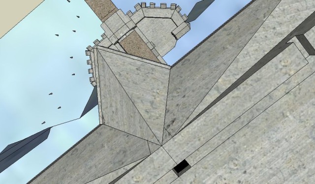 Castle Ice hanging pillars beak