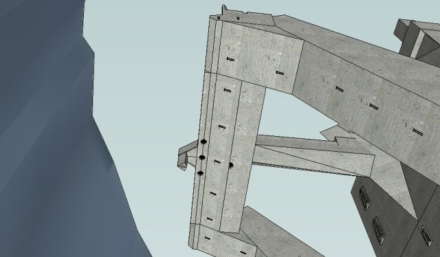 Castle Ice hanging pillars murder holes