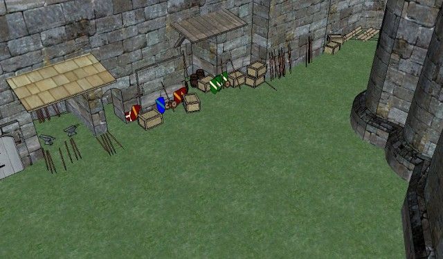 Norman castle armory