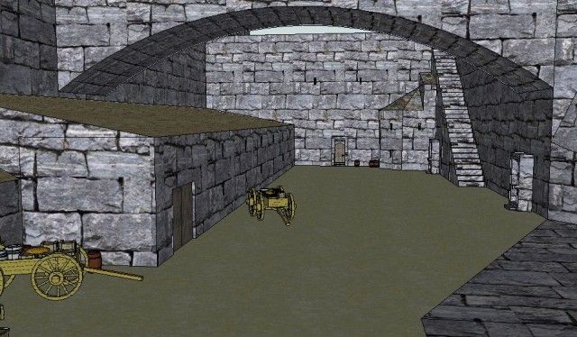 Teuton castle barracks