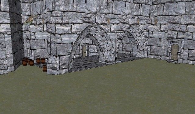 Teuton castle cellars