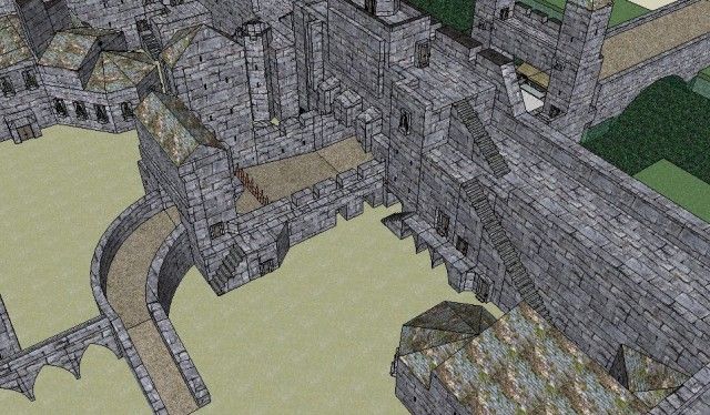 Teuton castle gate fortifications 2