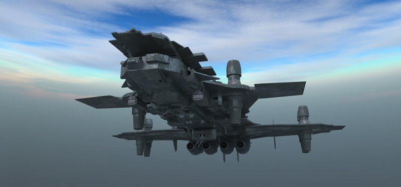 Dawn light, front view