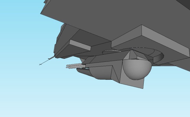 Helicopter chin turret