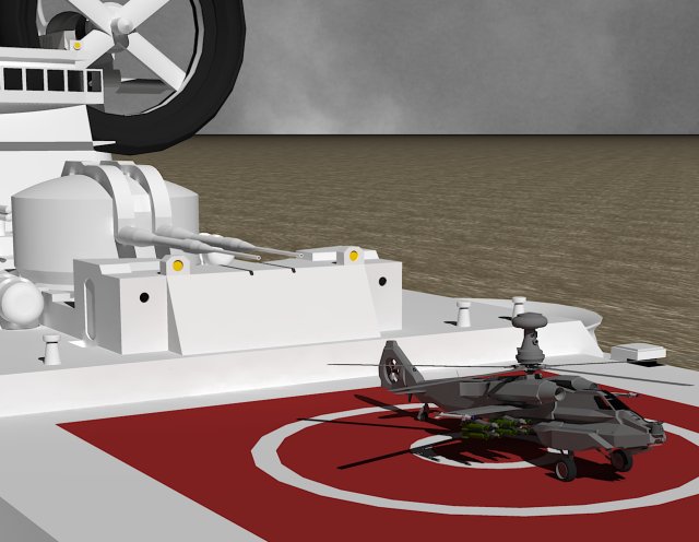 With helicopter, zoomed more