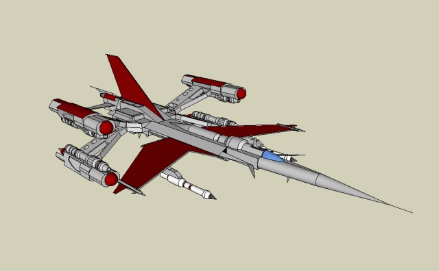 Spacecraft 1 iso right front