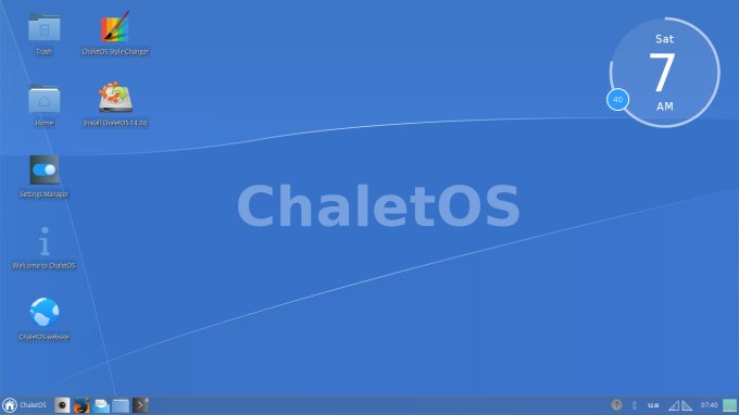 Live desktop, no notifications