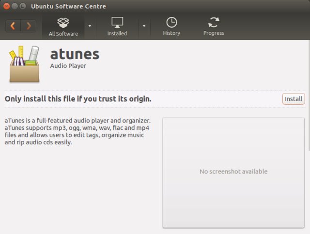 Install aTunes