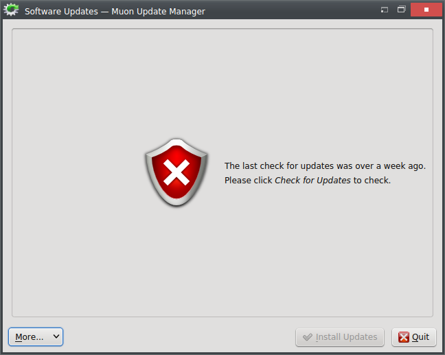 Muon got stuck, not intuitive