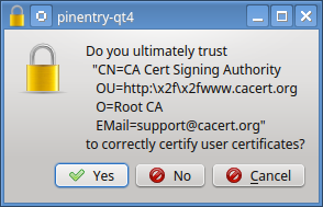 Certificate management