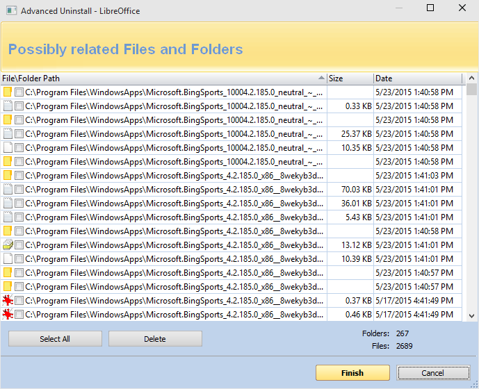 LibreOffice leftovers, dangerous