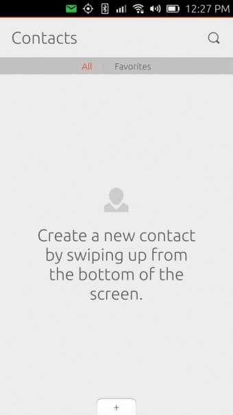 Manual contacts setup