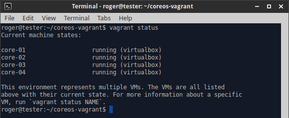 Running four instances