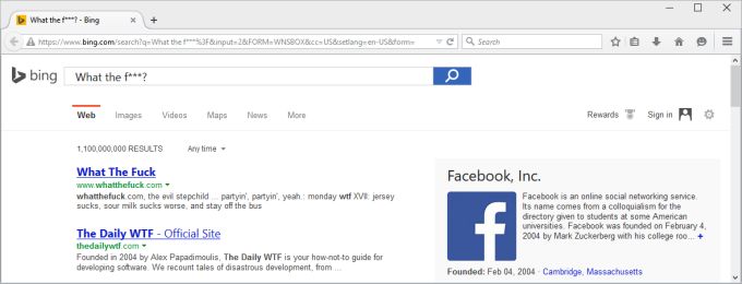 Works with swear words