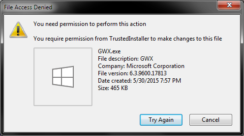 Cannot rename folder