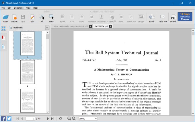 Loaded second document
