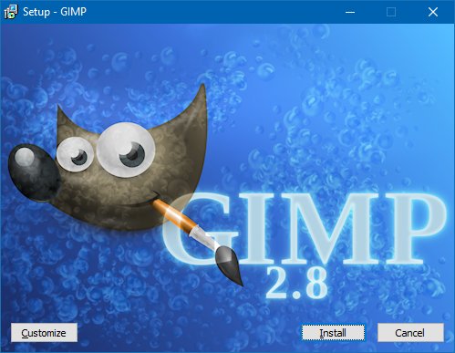 GIMP install