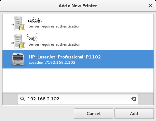 Printer can be added now