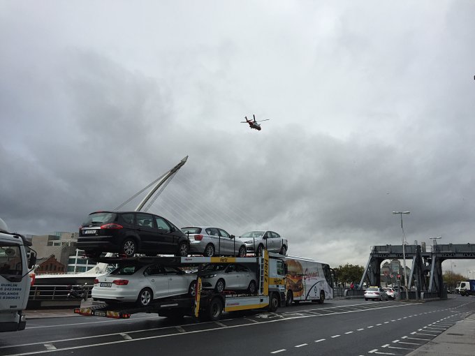 River rescue, helicopter