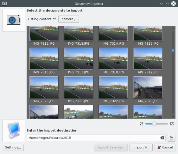 iPhone seen as camera in GwenView