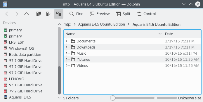 Ubuntu Phone mounted