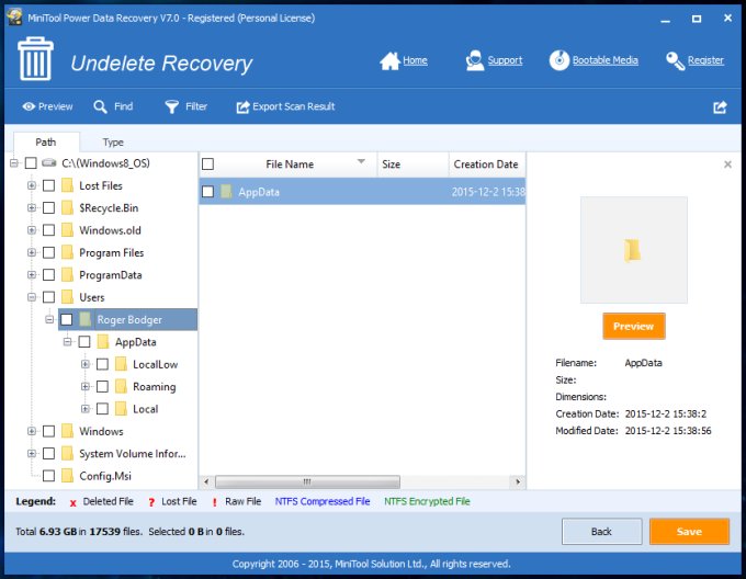 Could not find files
