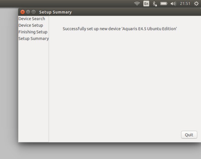 Successful connection