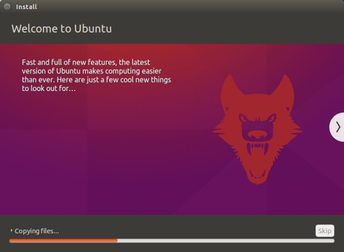 Fast installation, smaller slides
