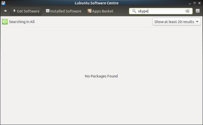 LUSC failing at search