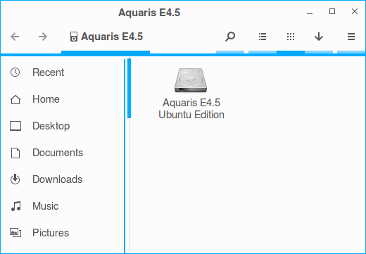 Ubuntu Phone mounted