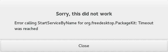 Package manager timeouts
