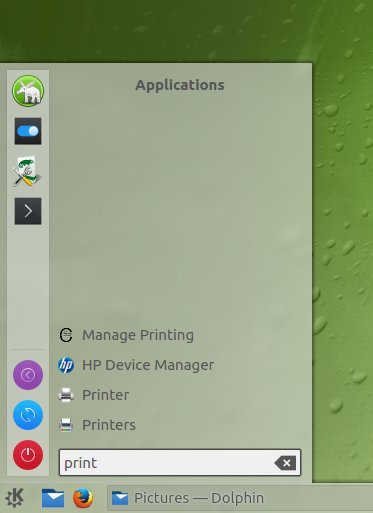 Too many print options