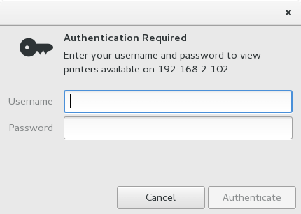 Printers, authentication