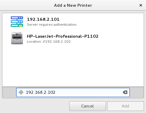 Samba printing works