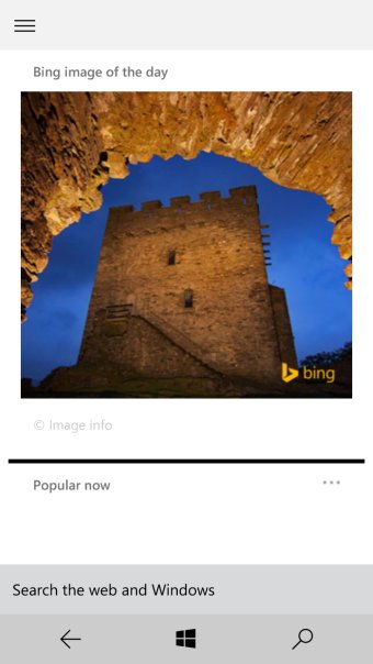 Bing images, pointless