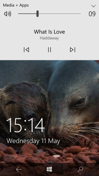 Lock screen & music playback