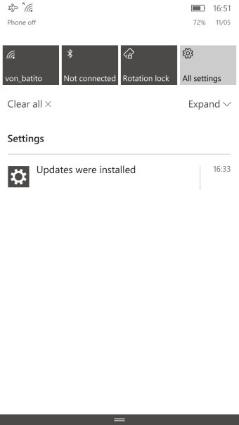 Updates installed
