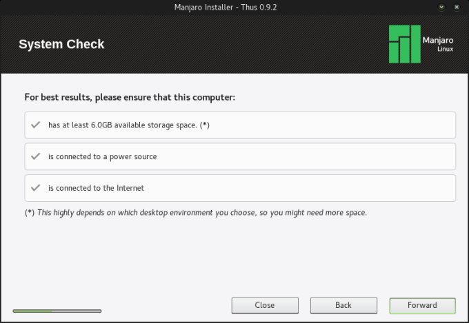 Nice installer steps