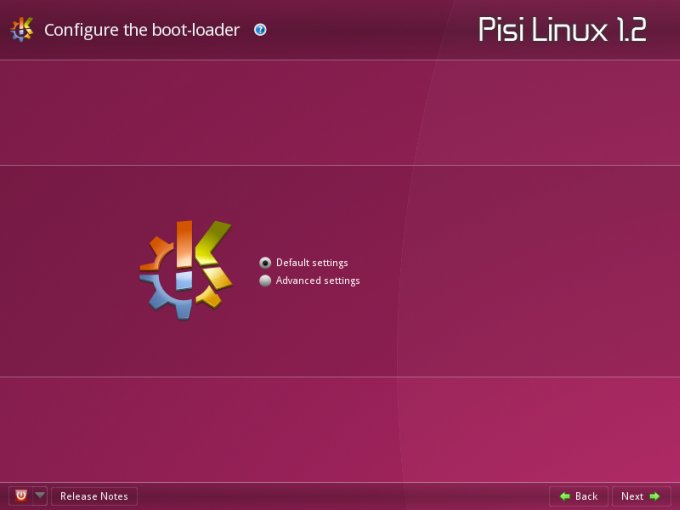 Bootloader setup, why KDE logo
