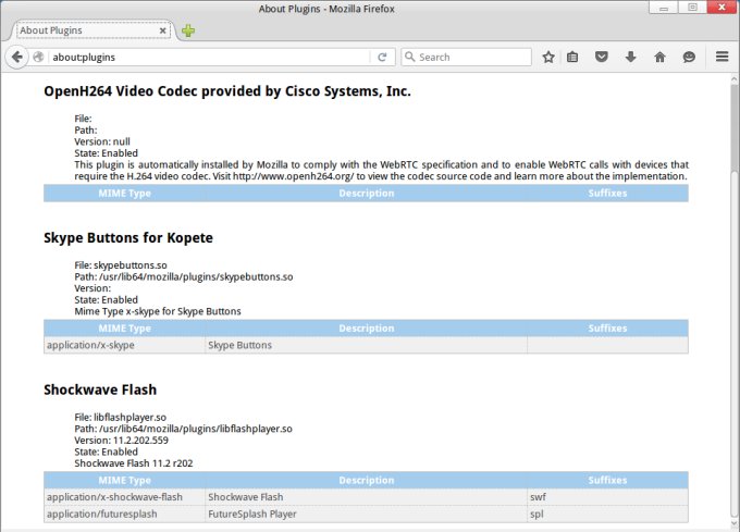 Firefox plugins