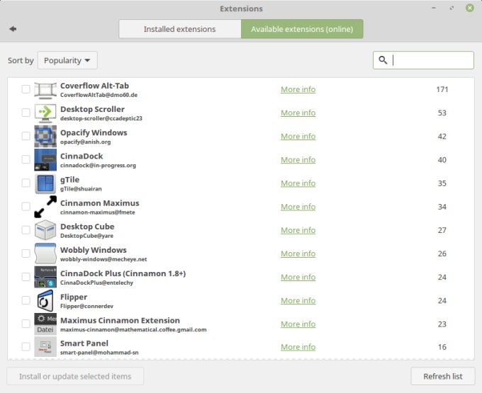 Extensions, bad contast