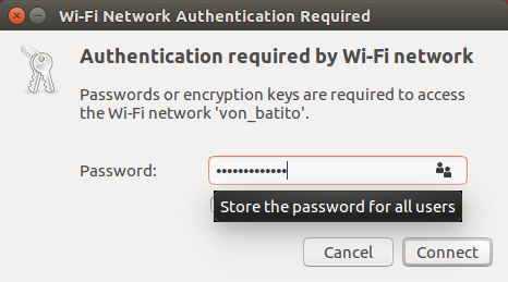 Password for all users