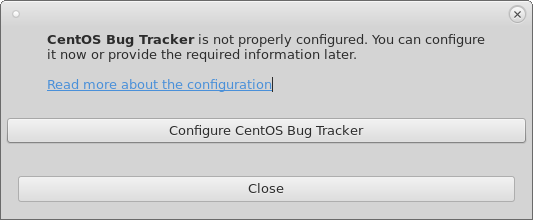 Bug tracker annoyance