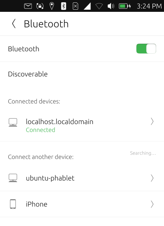 BT setup, Ubuntu Phone