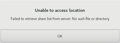 No Samba sharing using WINS
