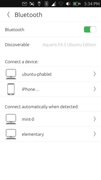 BT, Ubuntu Phone