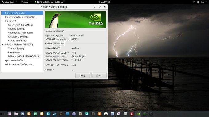 Nvidia installed