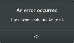 Read error, Videos