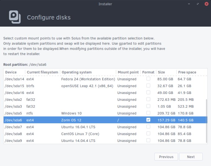 Partitions, right click