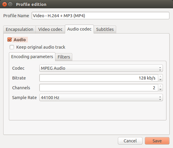 Audio codec